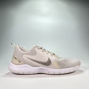 Nike Flex Experience Run 10 Gray White Running Shoes CI9964-100 Women’s Size 10